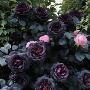 Роза Черная купить по цене от 450р. в интернет-магазине «Посадика» с доставкой почтой в в Гаврилов Посаде и по всей России – [изображение №1].